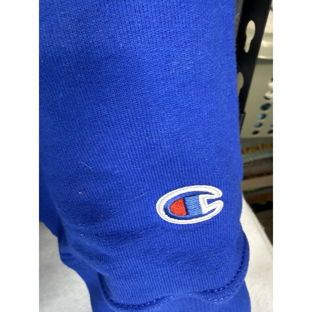 Champion Men's Royal Blue Powerblend Crewneck Sweatshirt Size 2XL - Picture 4 of 7